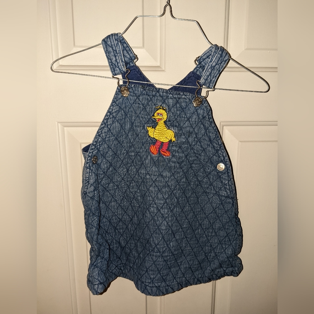 Sesame Street Big Bird Quilted Dress 4T